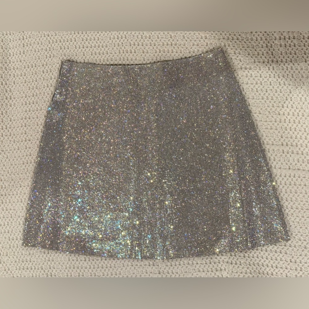 House of Harlow 1960 rhinestone skirt small